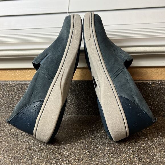 Dansko Women's EU 40 US 9.5 Blue Suede Slip On Comfort Casual Arch Support Shoes - Picture 5 of 11